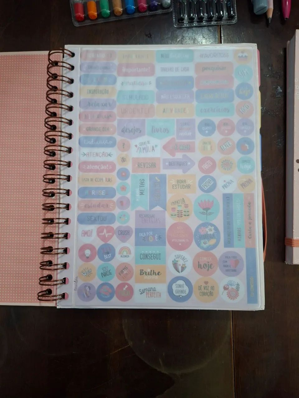 Kit completo de papelaria pássaros  - Foto 4