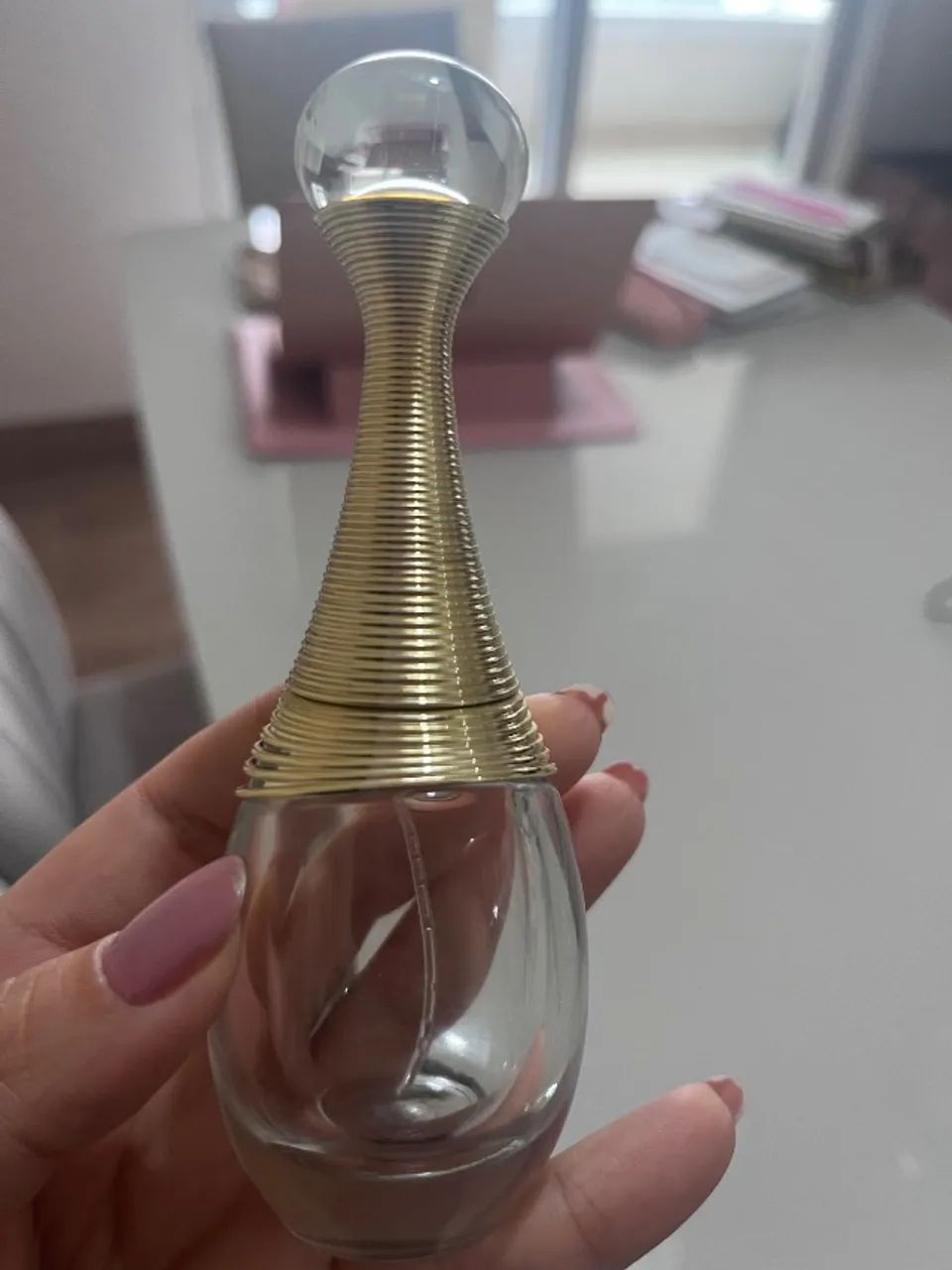 2 Frascos de perfume vazio J'adore Dior 100ml e 30ml
