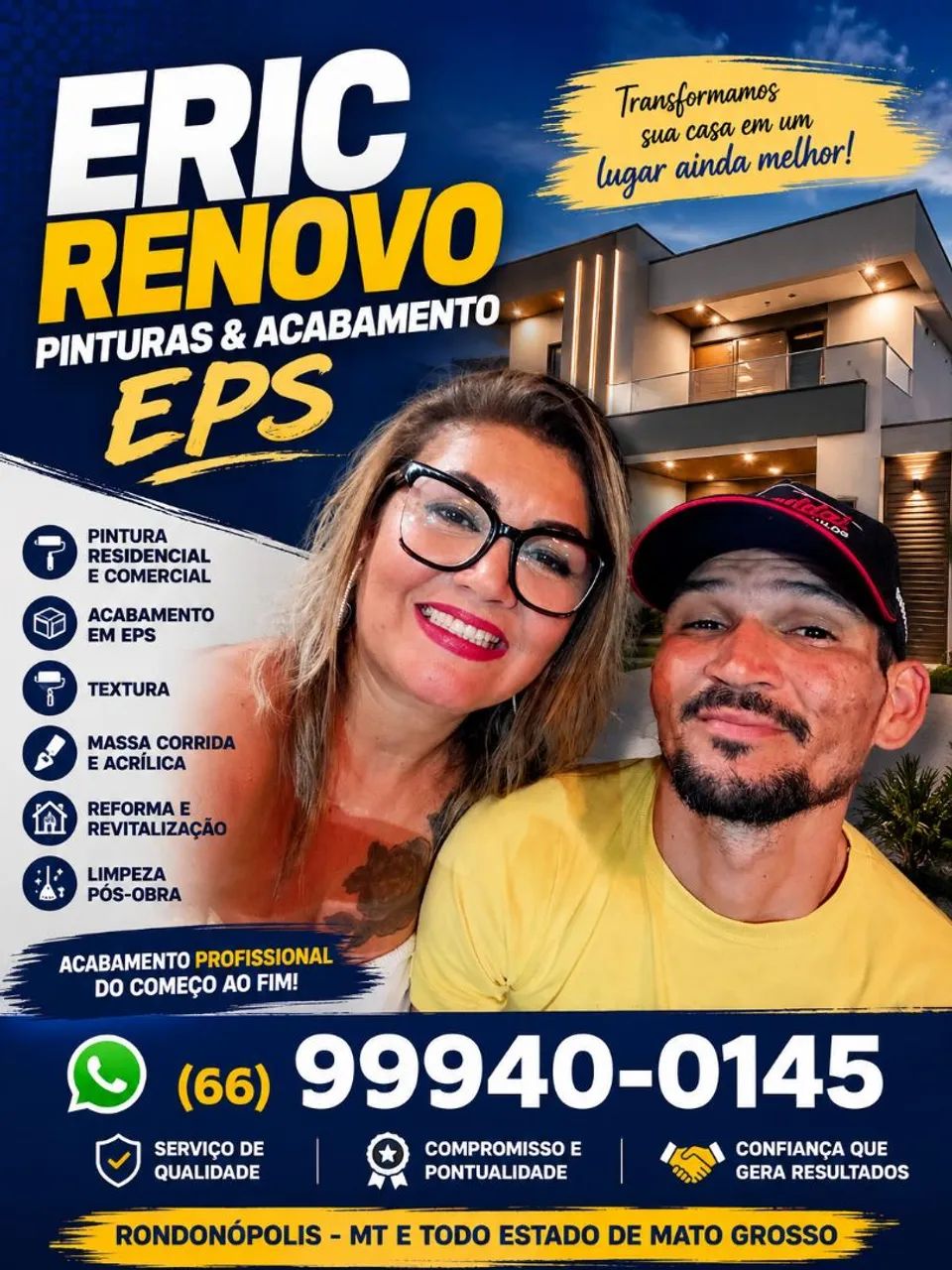Renovo pinturas e acabamento  - Foto 4