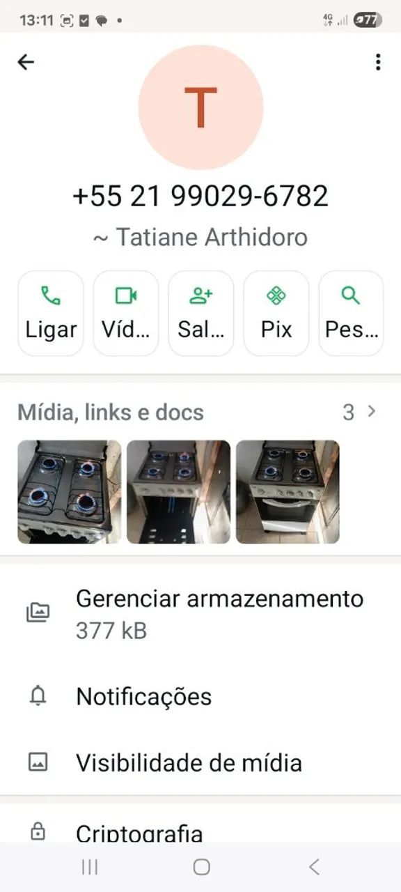 Fogão entrego dependendo da localização 