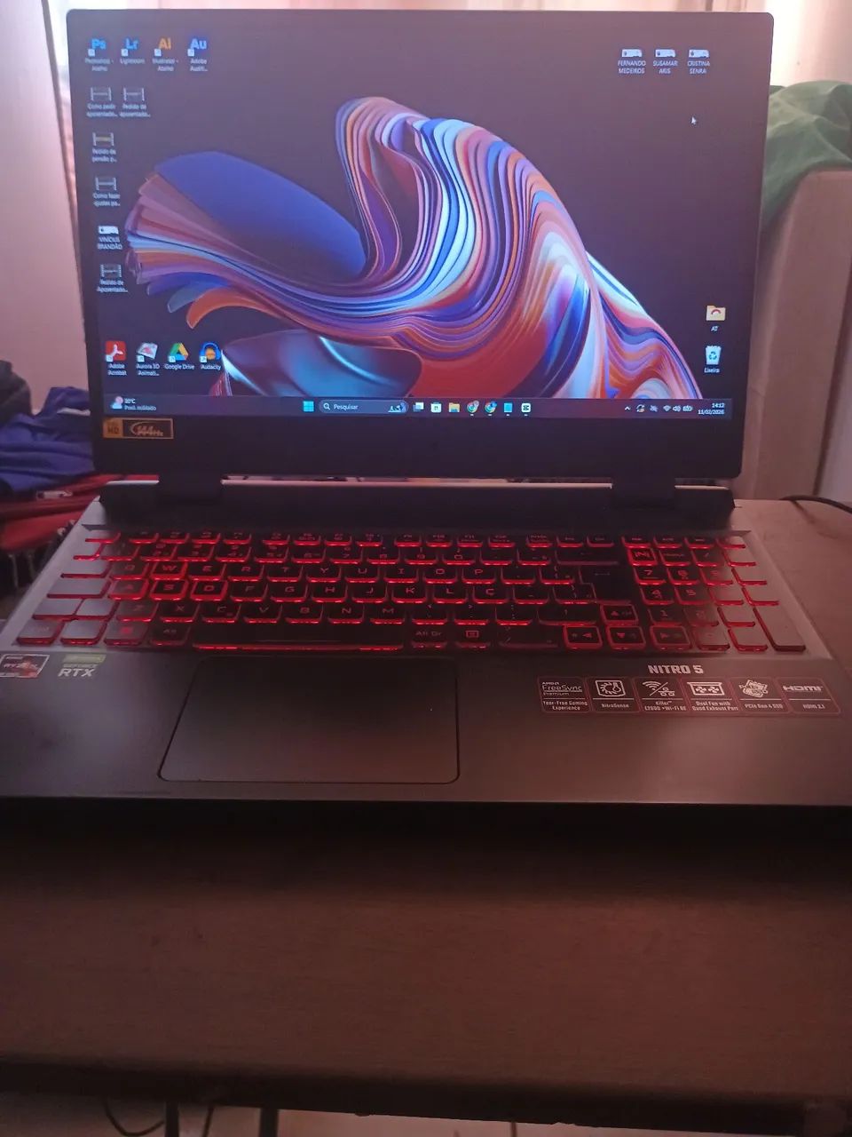 Nitro Ryzen 5 com RTX 3050
