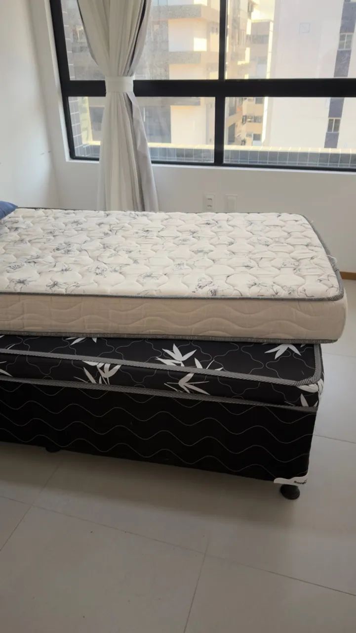 Cama Box Solteiro + Colchão