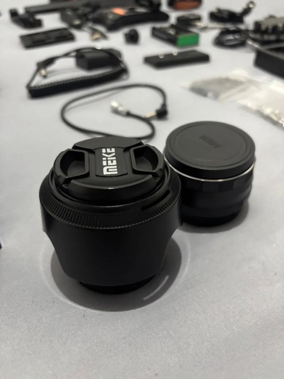 Kit Câmera Black Magic 4K + 2 Lentes + Acessórios  - Foto 4