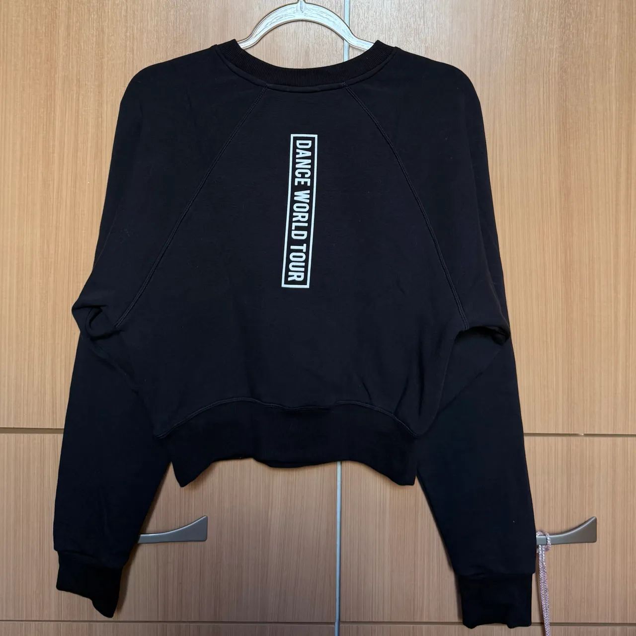Moletom Cropped Preto P - Foto 2