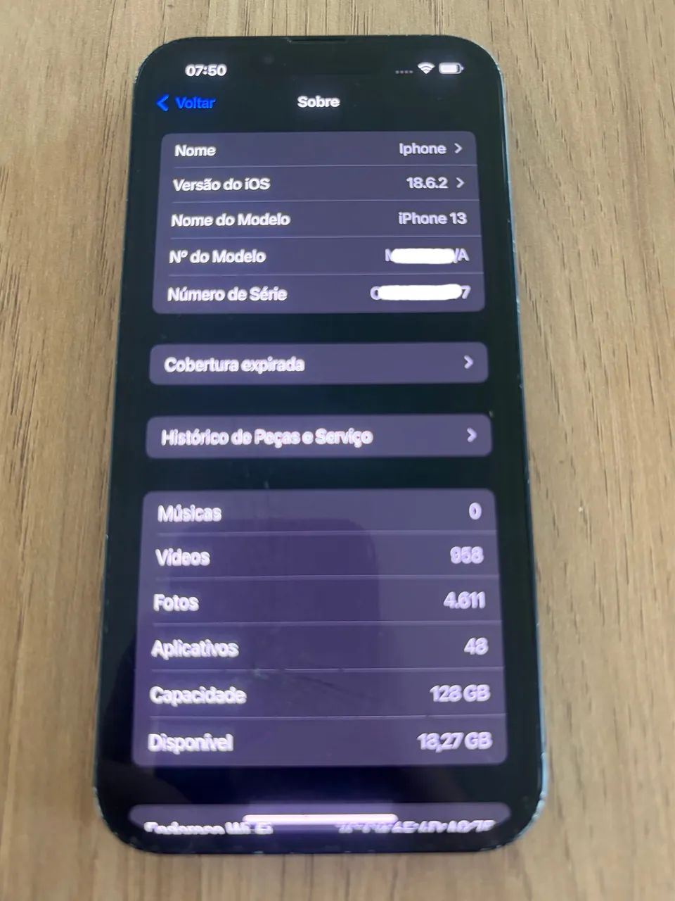 iPhone 13 128GB Meia-Noite | Original | Funcionando Perfeitamente - Foto 5