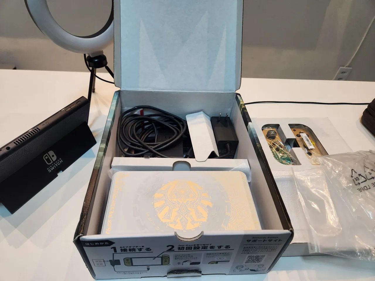 Combo completo Nintendo Switch OLED Zelda Edition + Mobapad M6S +