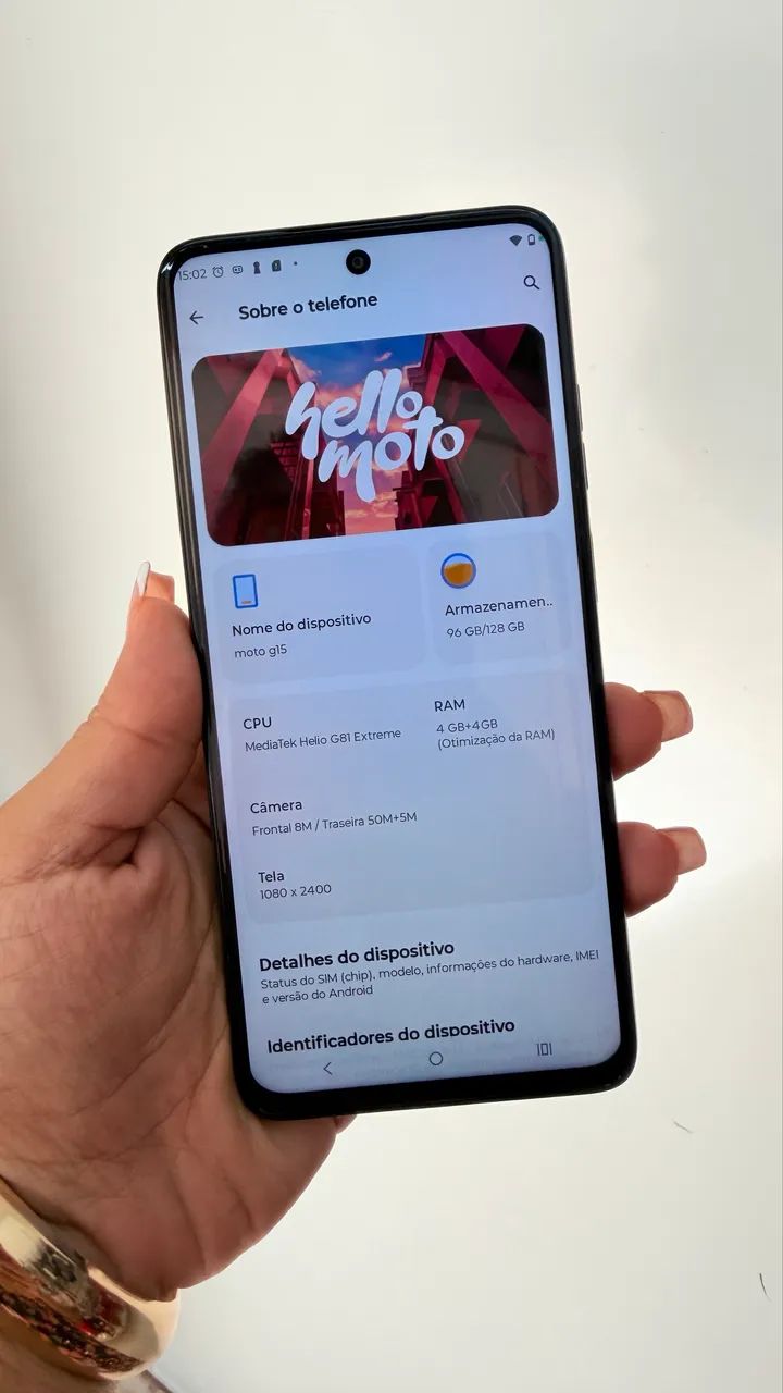Motorola G 15- 128g