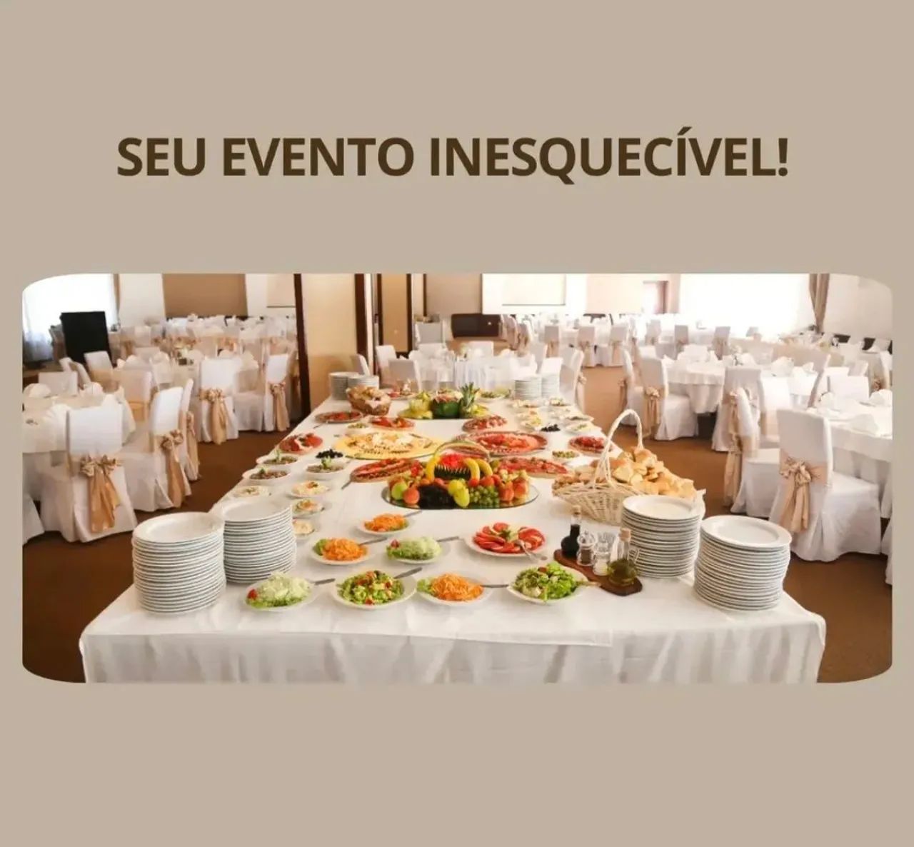 Capa de cadeira buffet  - Foto 3