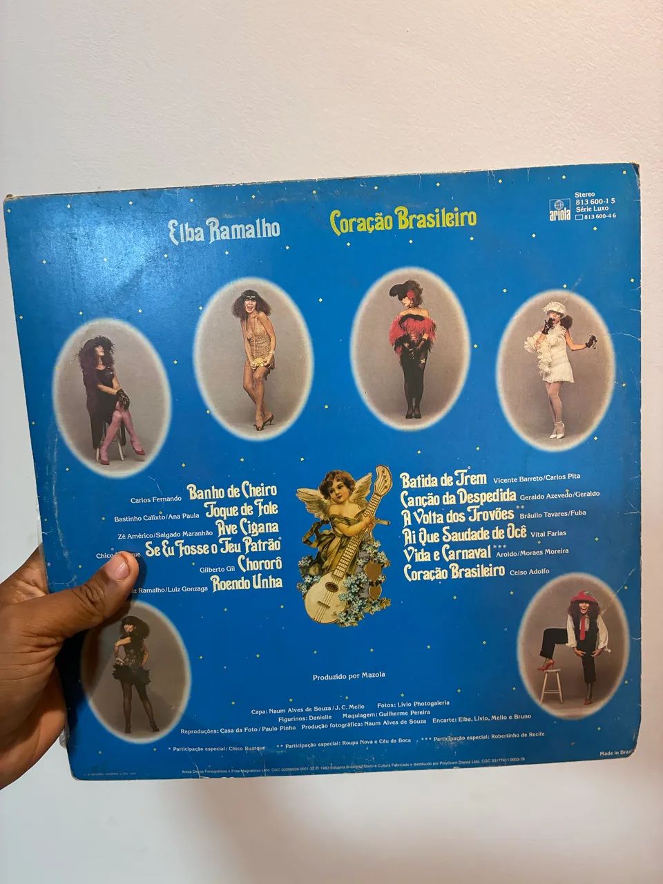 Disco Vinil Elba Ramalho - Coração Brasileiro  - Foto 3