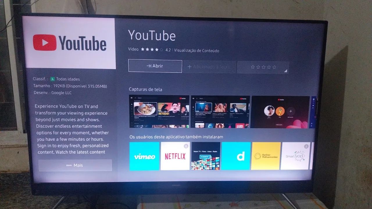 Vendo TV Samsung 50 polegadas smart  - Foto 5