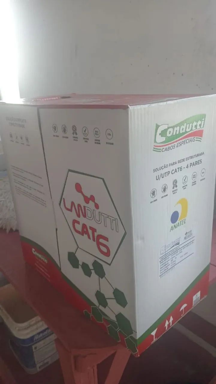 Cabo cat6 ? cobre 