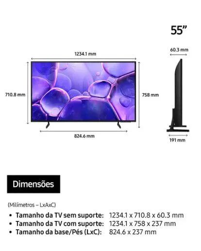 SmartTV Samsung Ultra definição 55 polegadas - Foto 5