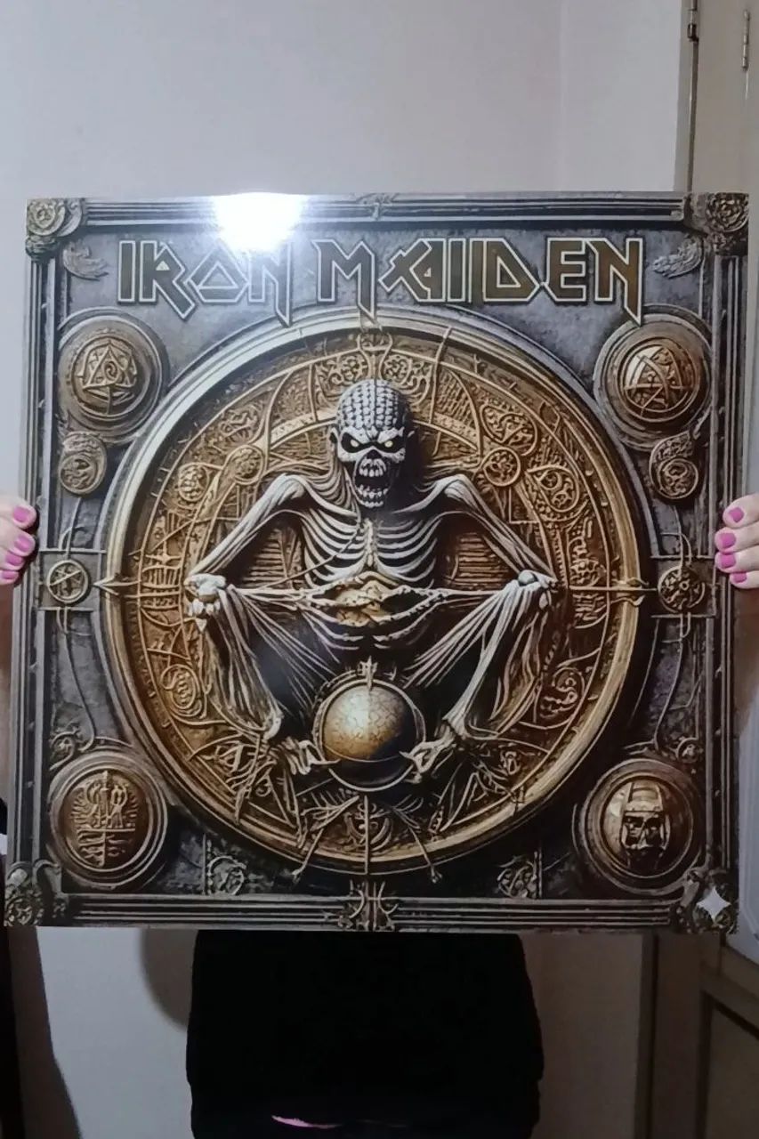 Iron maiden Eddie 50x50 Grande Placa Decorativa  - Foto 4