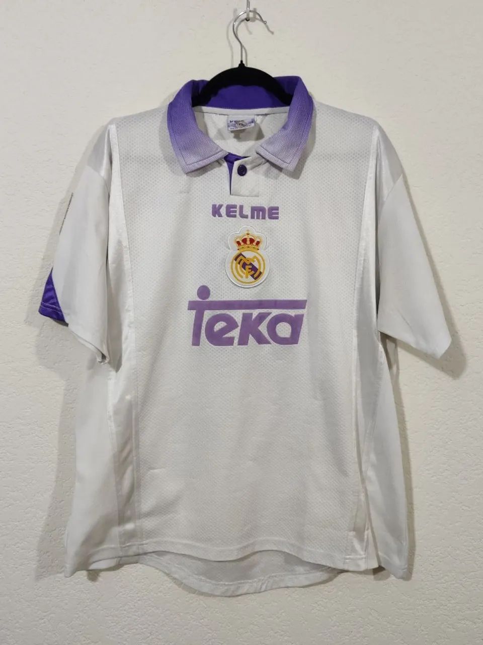 Camisa Real Madrid 1997/1998 Roberto Carlos Kelme G