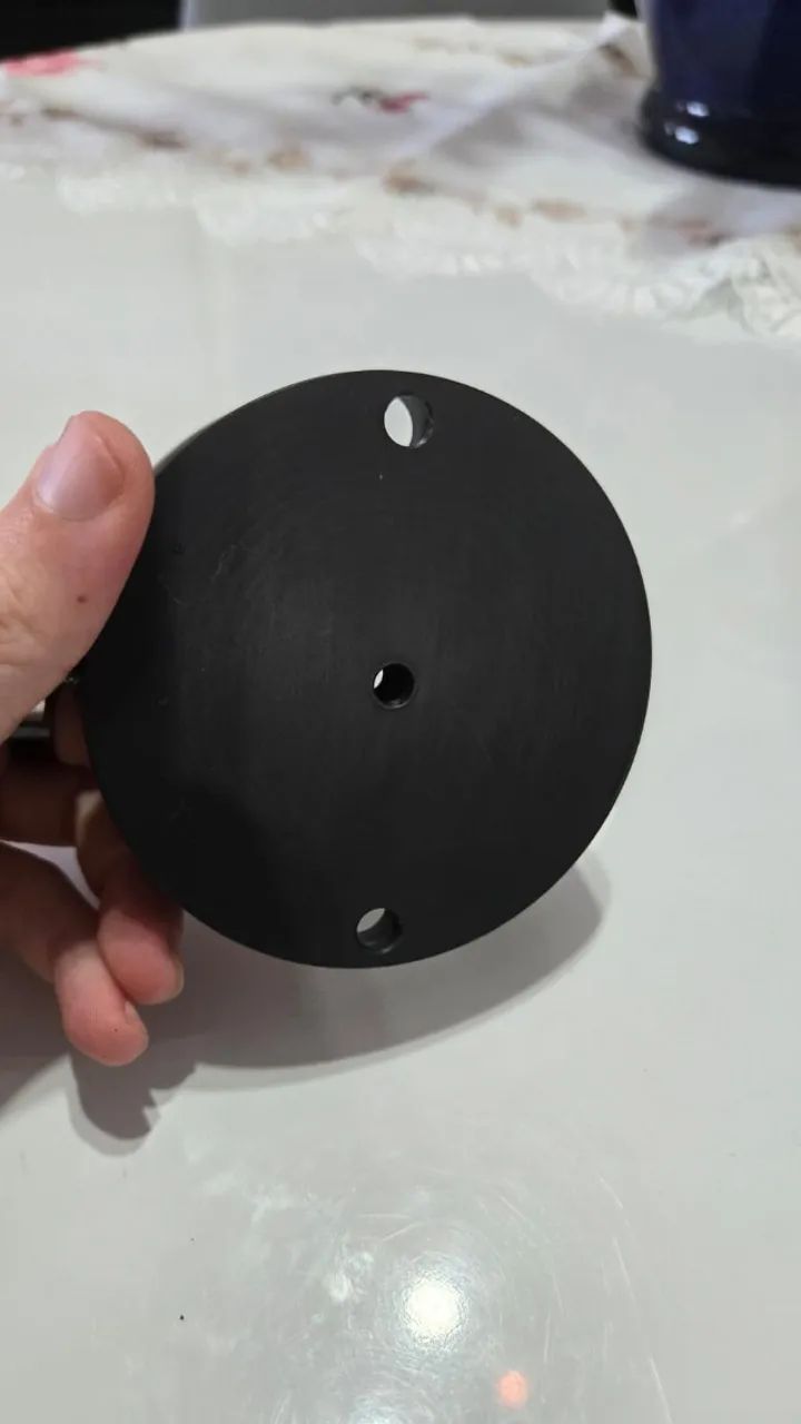 Placa Dovetail Circular com Parafuso de Aperto - Adaptador Telescópio - Foto 2