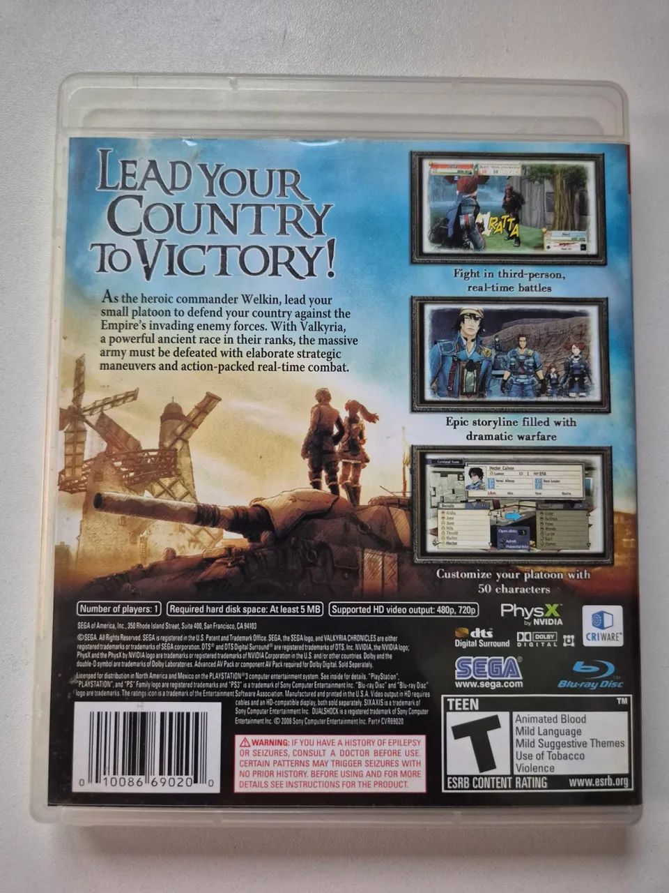 Valkyria Chronicles ps3 Completo - Foto 4