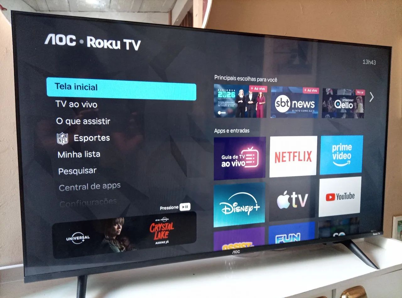 SMART TV 32 POLEGADAS FUNCIONANDO PERFEITAMENTE 