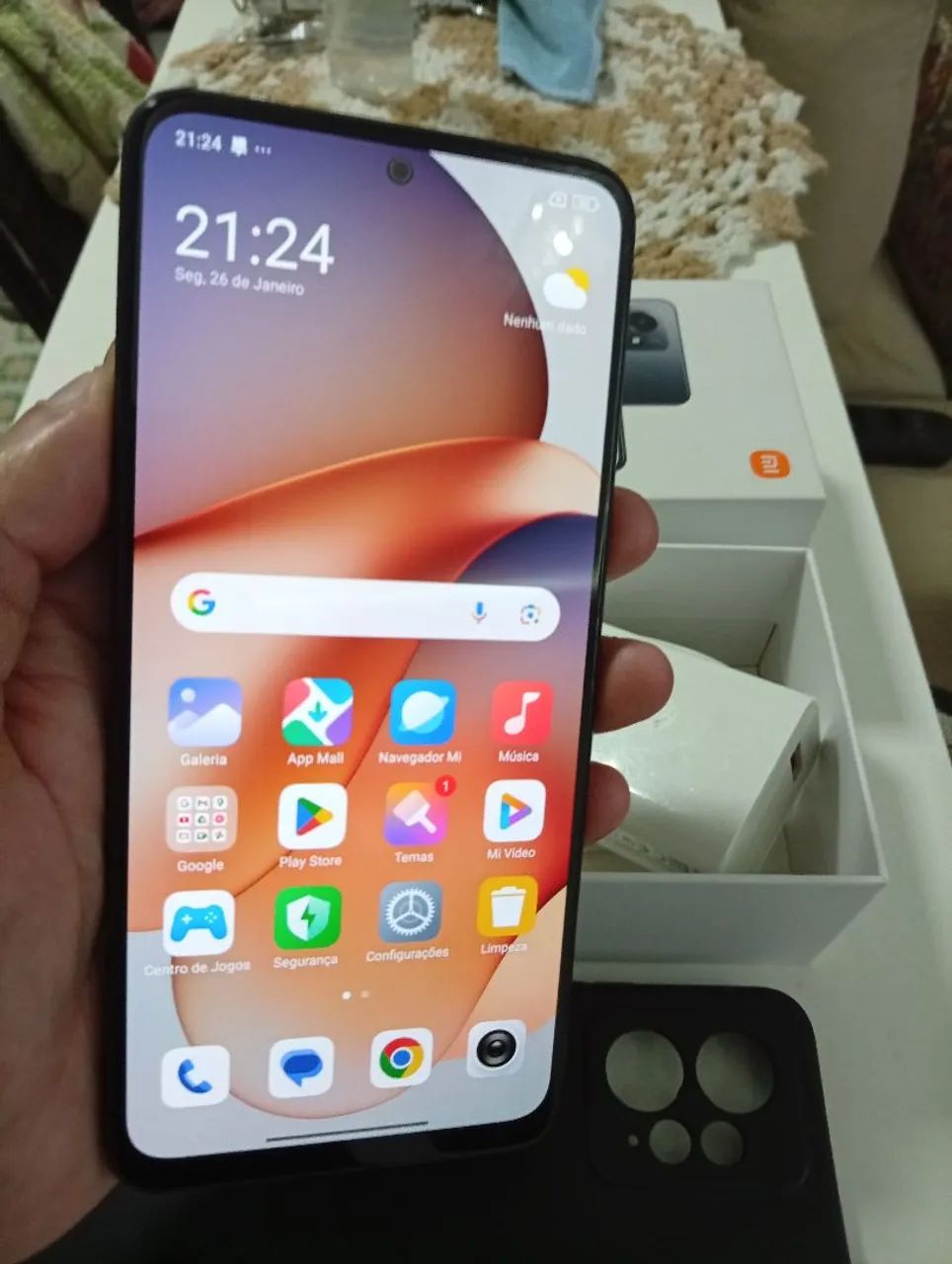 Vendo Redmi Note 12 Cinza - 128GB / 6GB RAM - Completo e Impecável! - Foto 3