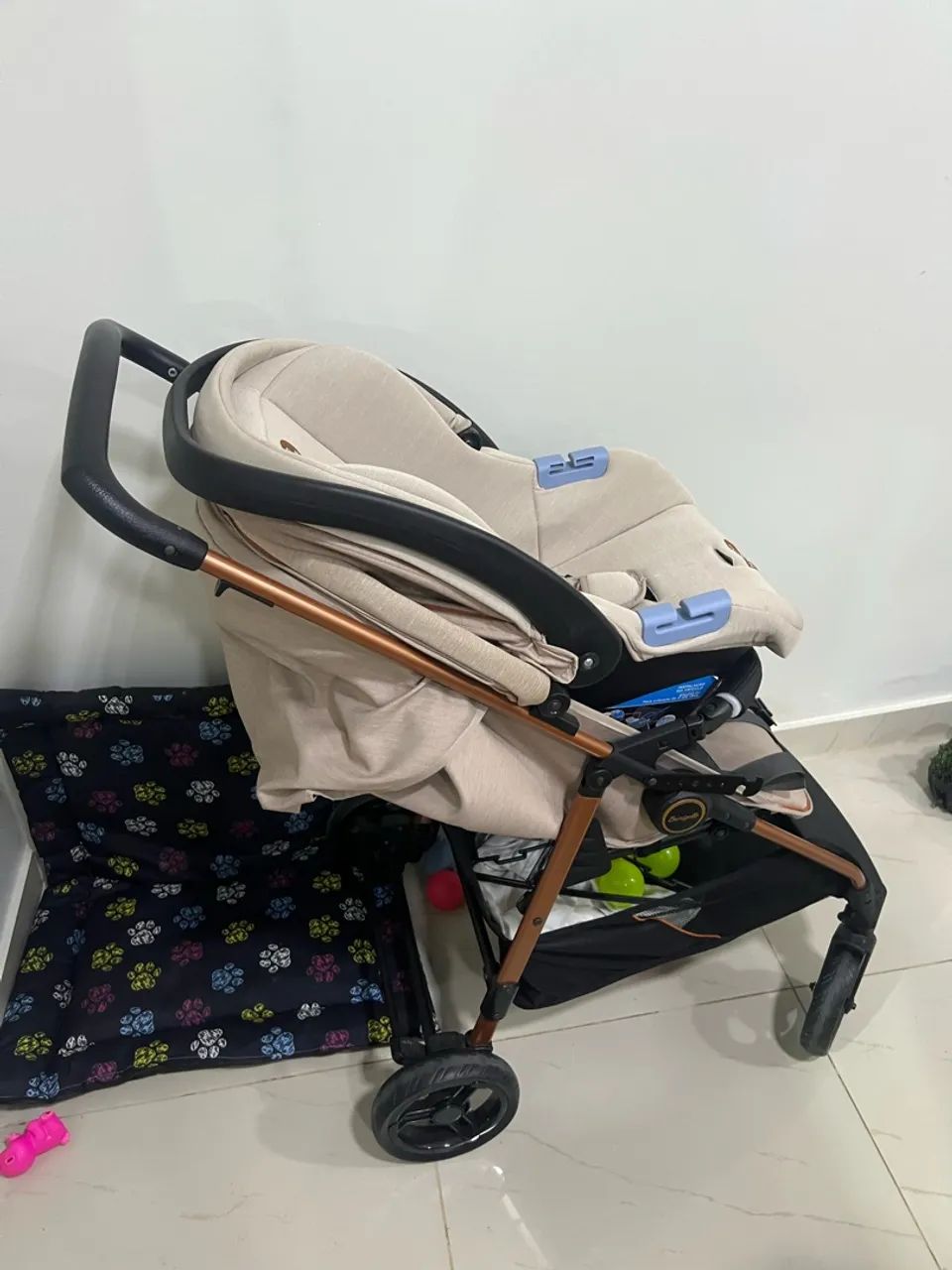Kit Carrinho e Bebê Conforto Burigotto - Foto 2