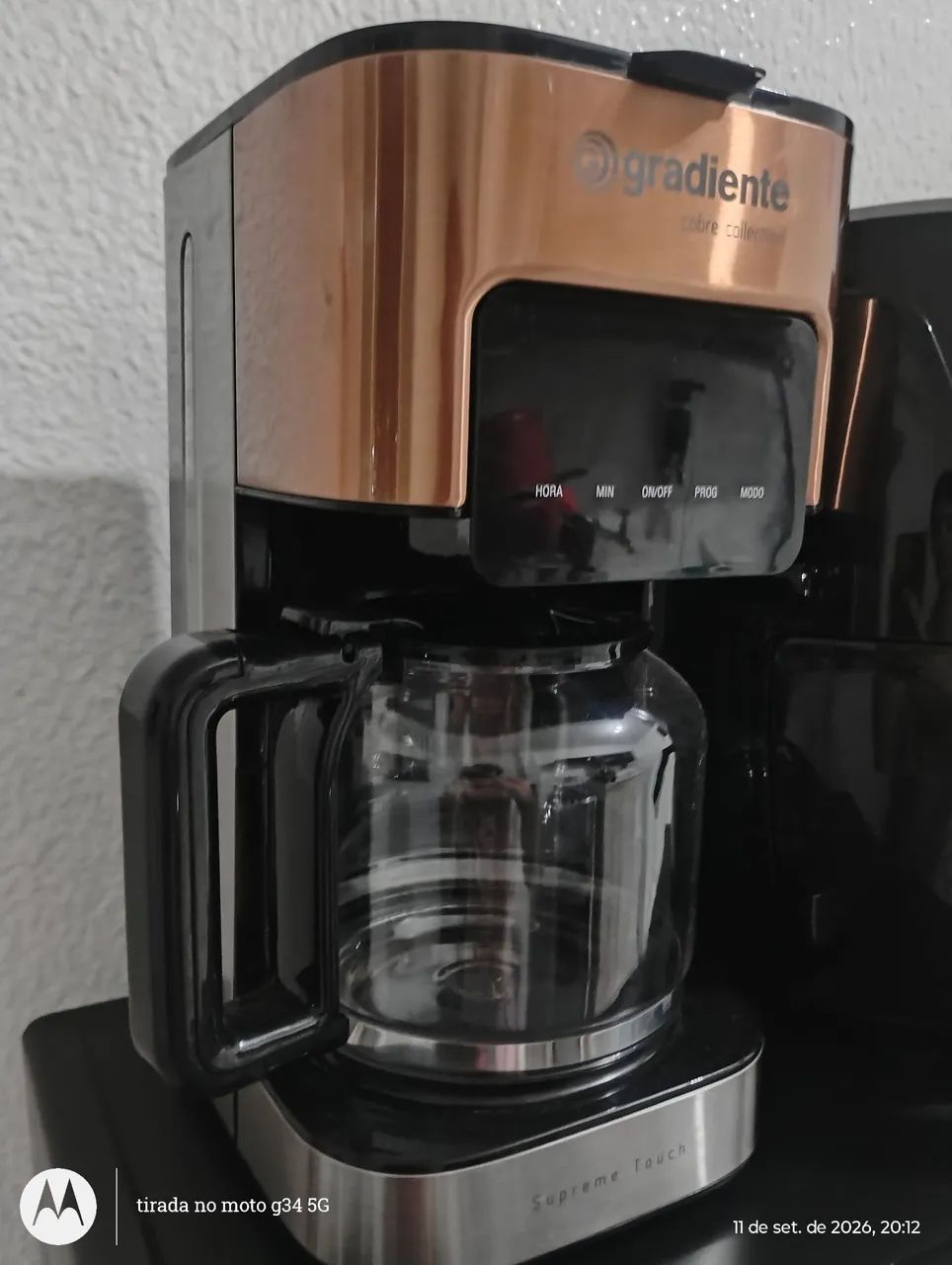 Cafeteira gradiente 