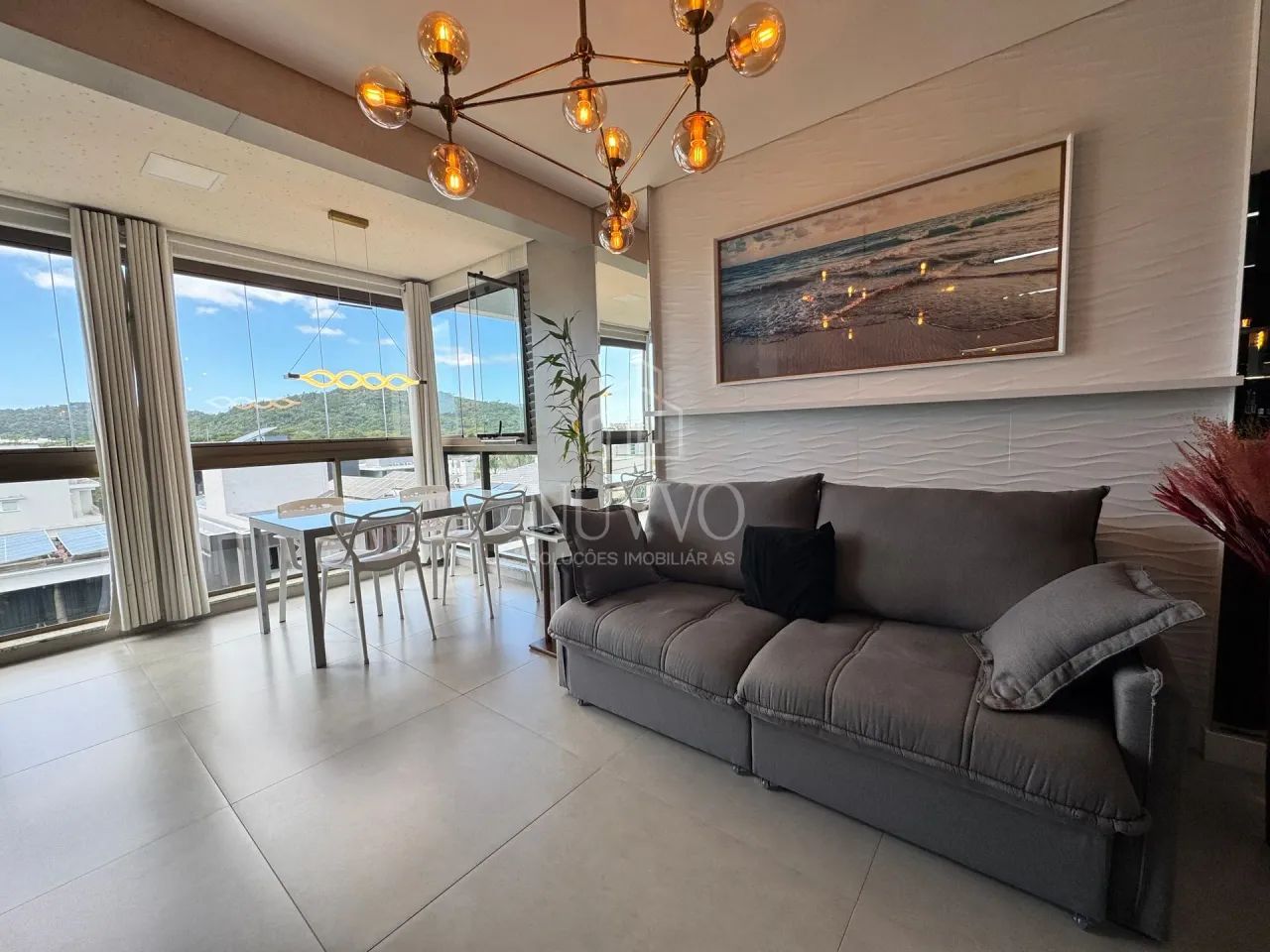 Apartamento mobiliado com 2 suítes para locação anual em Jurerê - Florianópolis. - Foto 4