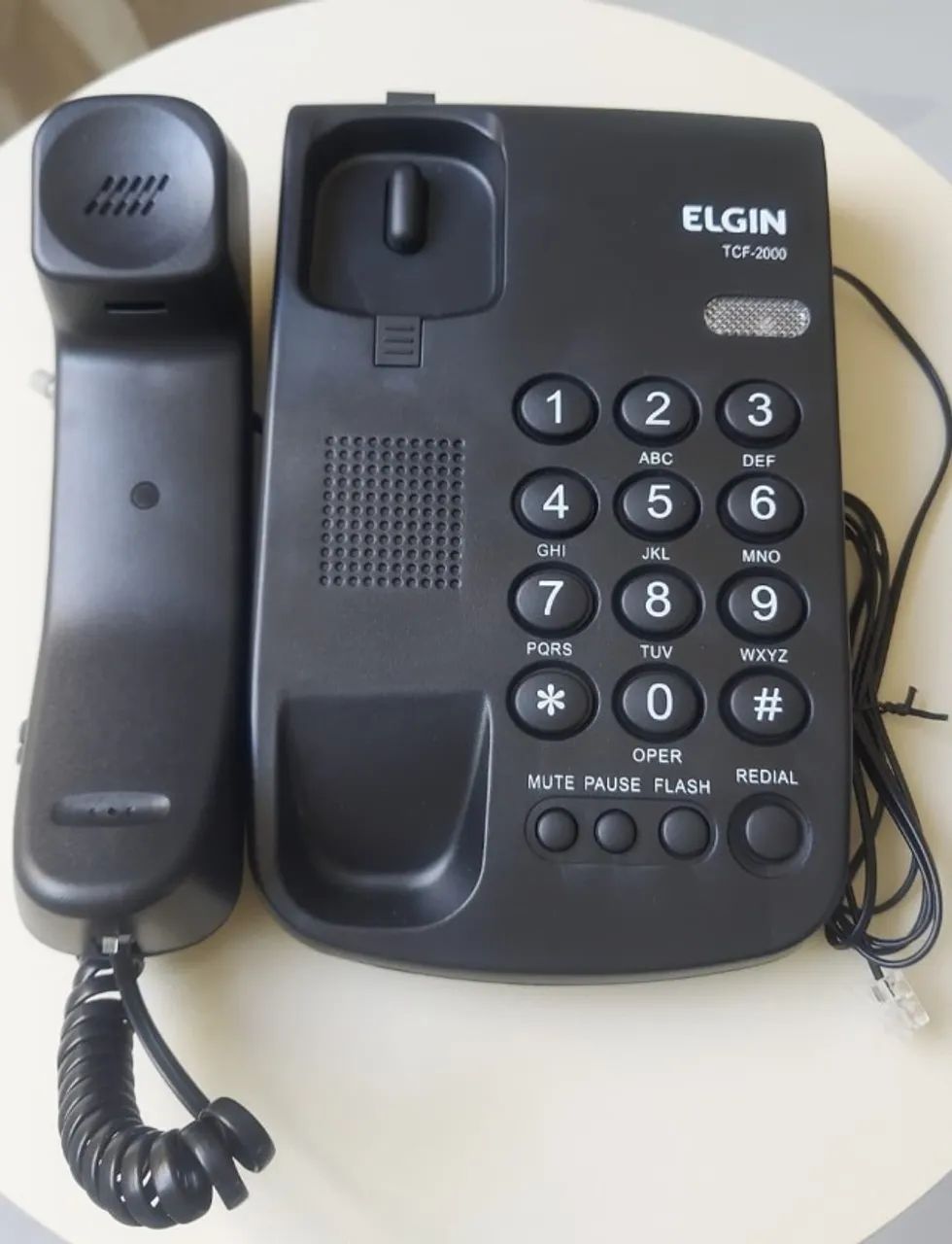 TELEFONE FIXO ELGIN - TCF 2000 - PRETO  - Foto 3
