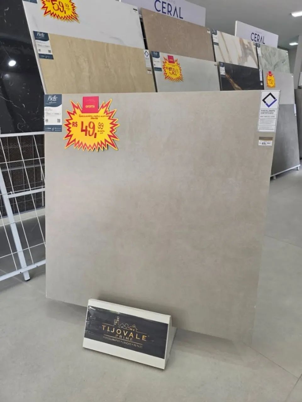 PORCELANATO ACETINADO 78X78 R$ 49,99 -  ( falar com Lucíria ) - Foto 2