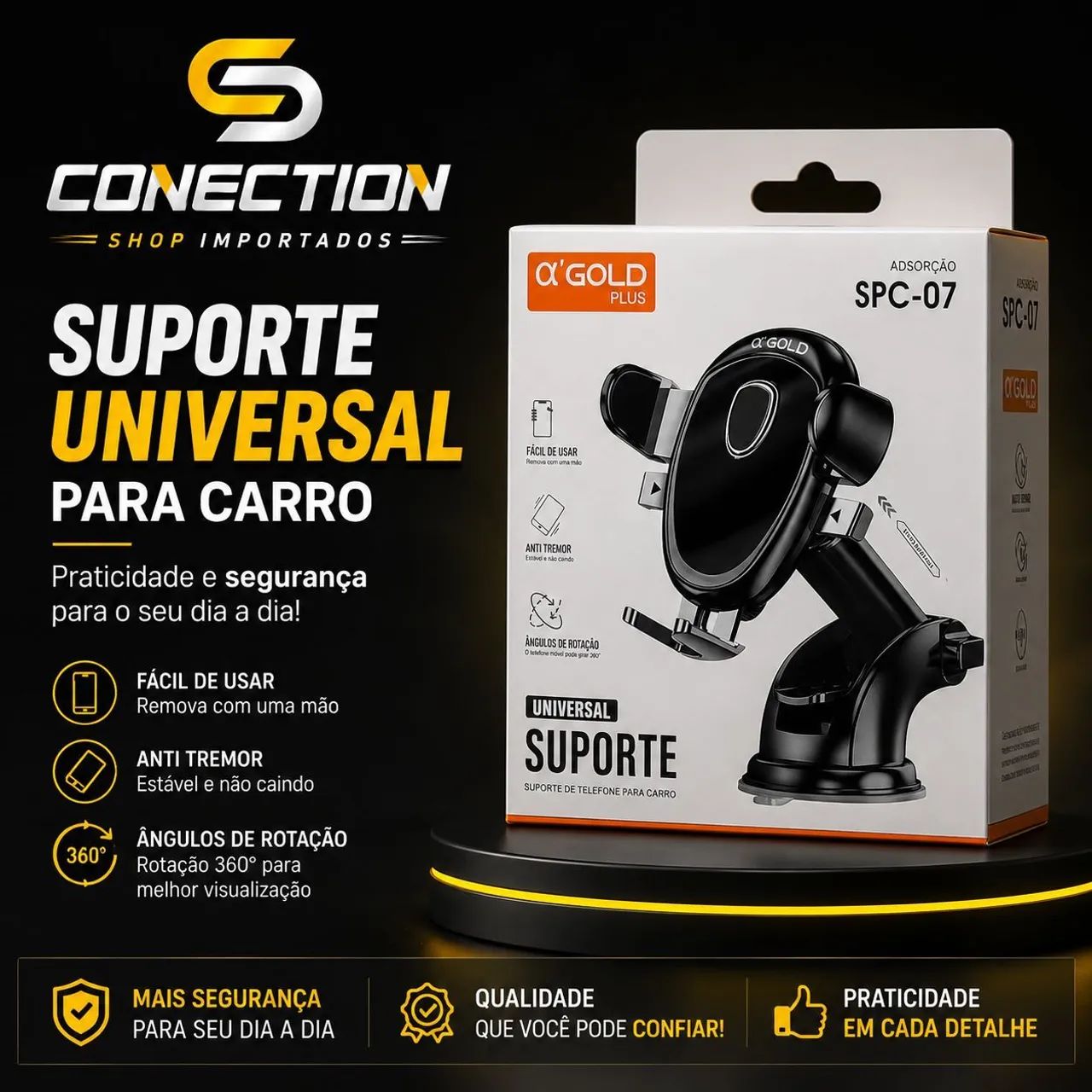 OFERTA Suporte Celular Veicular Articulado