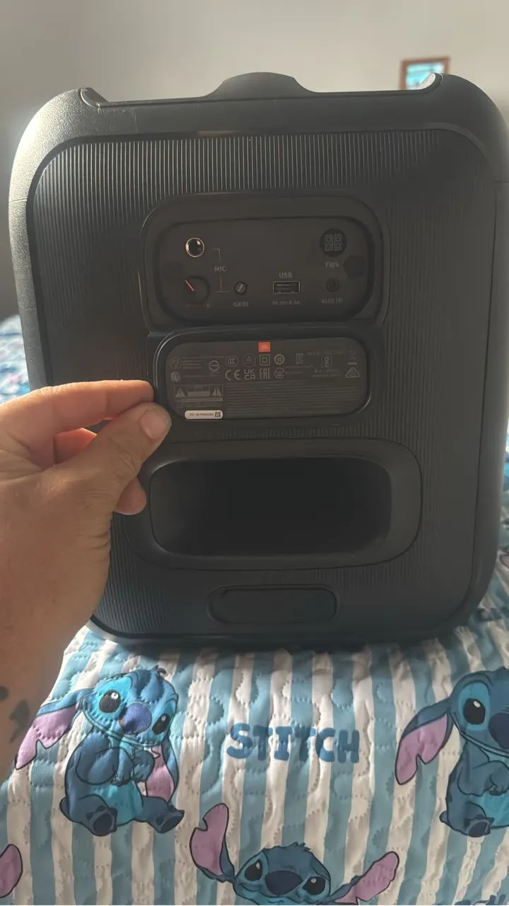 Caixa de som jbl top brinde dois microfones  - Foto 2