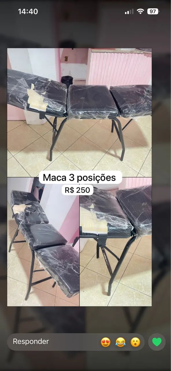 Maca 3 posições 