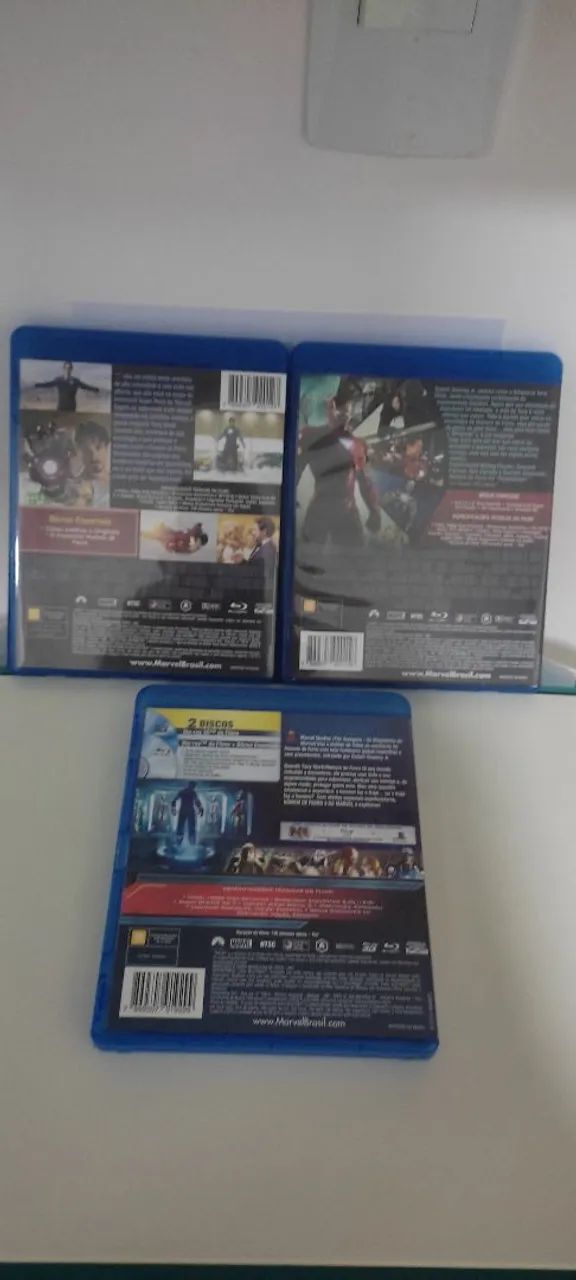 Trilogia Homem de Ferro - Bluray - Foto 2