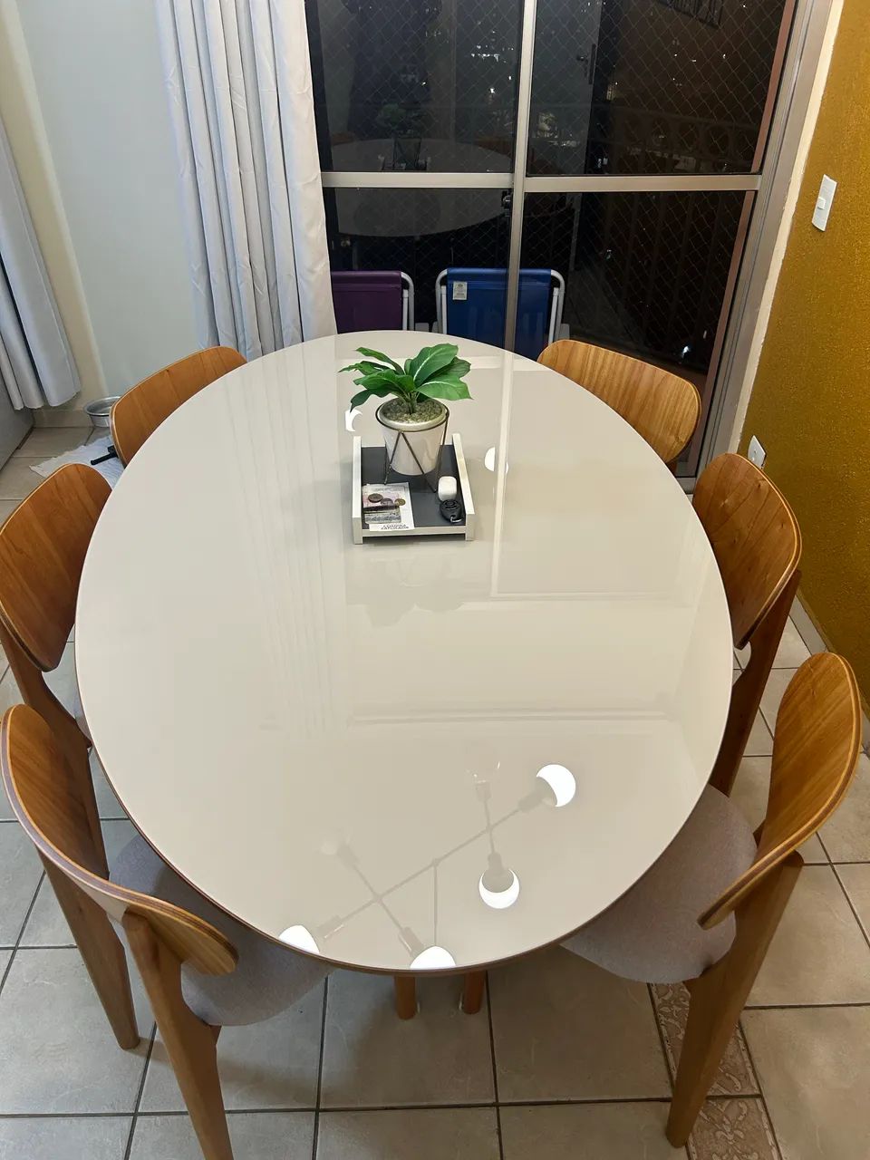 Mesa de jantar oval - Foto 2