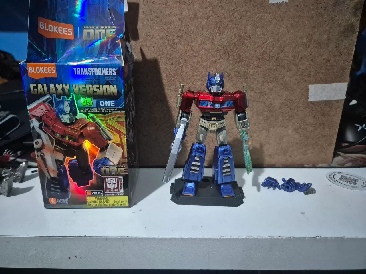 Blokees Transformers Galaxy Version 05 - Optimus Prime METÁLICO (Ultra Raro Chase 1/36) - Foto 5
