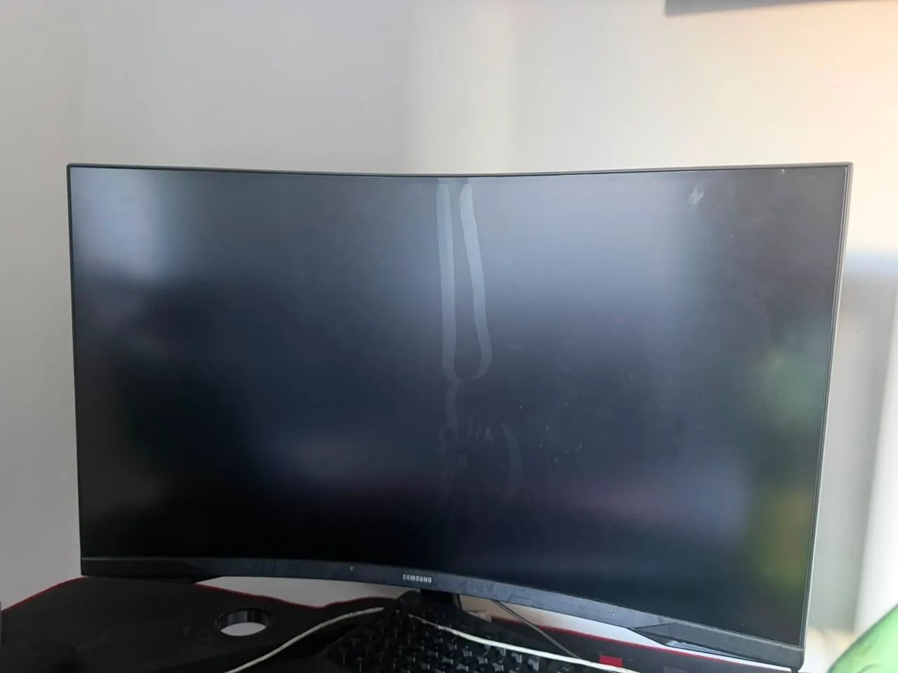 Monitor Samsung quebrado 