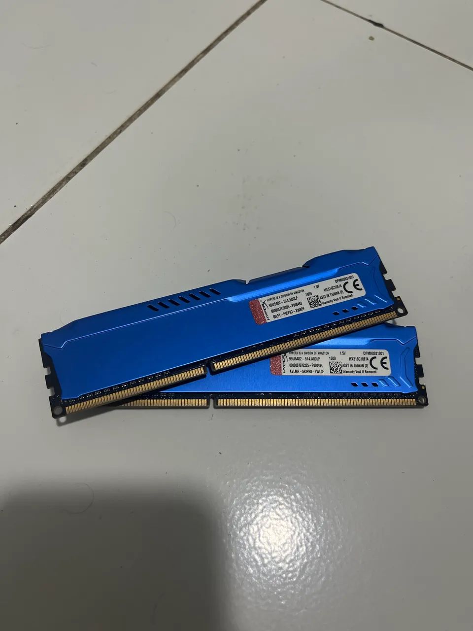 Memórias RAM 4GB(cada) HyperX DDR3 
