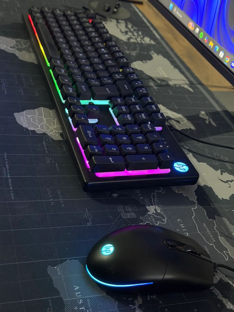 Mouse e teclado gamer hp  - Foto 4