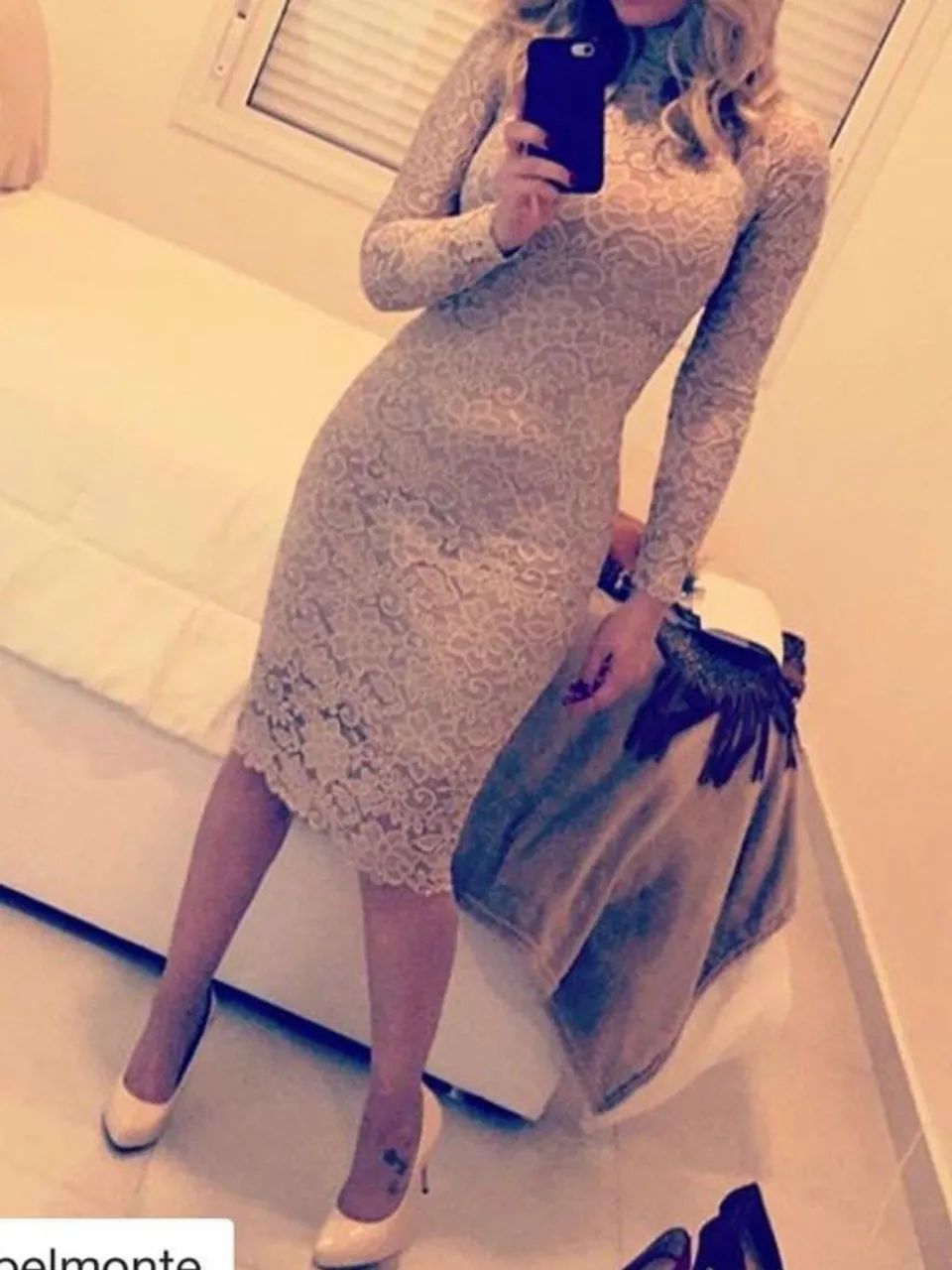 Vestido renda M 