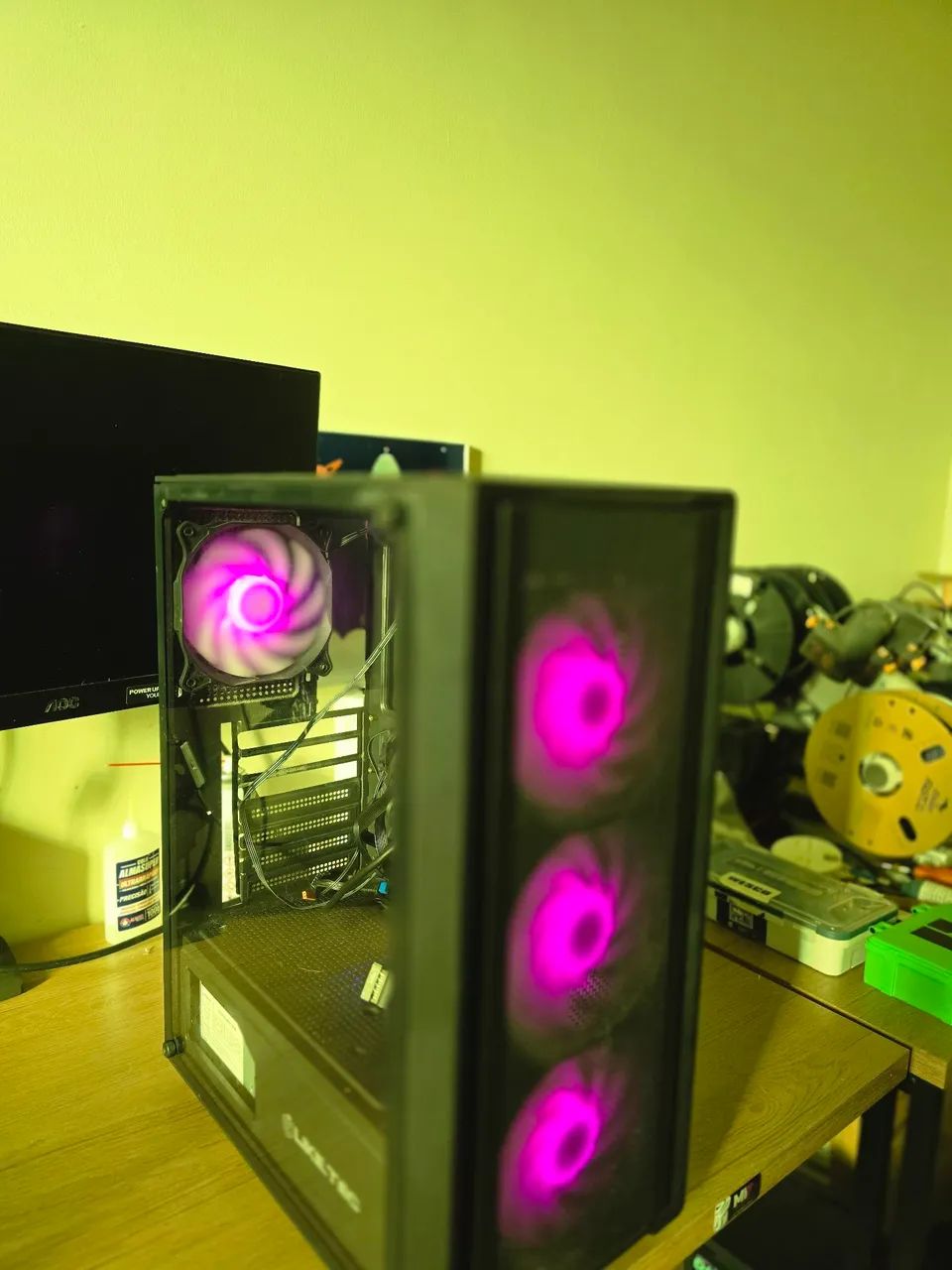 Gabinete gamer 4 fans argb - Foto 4