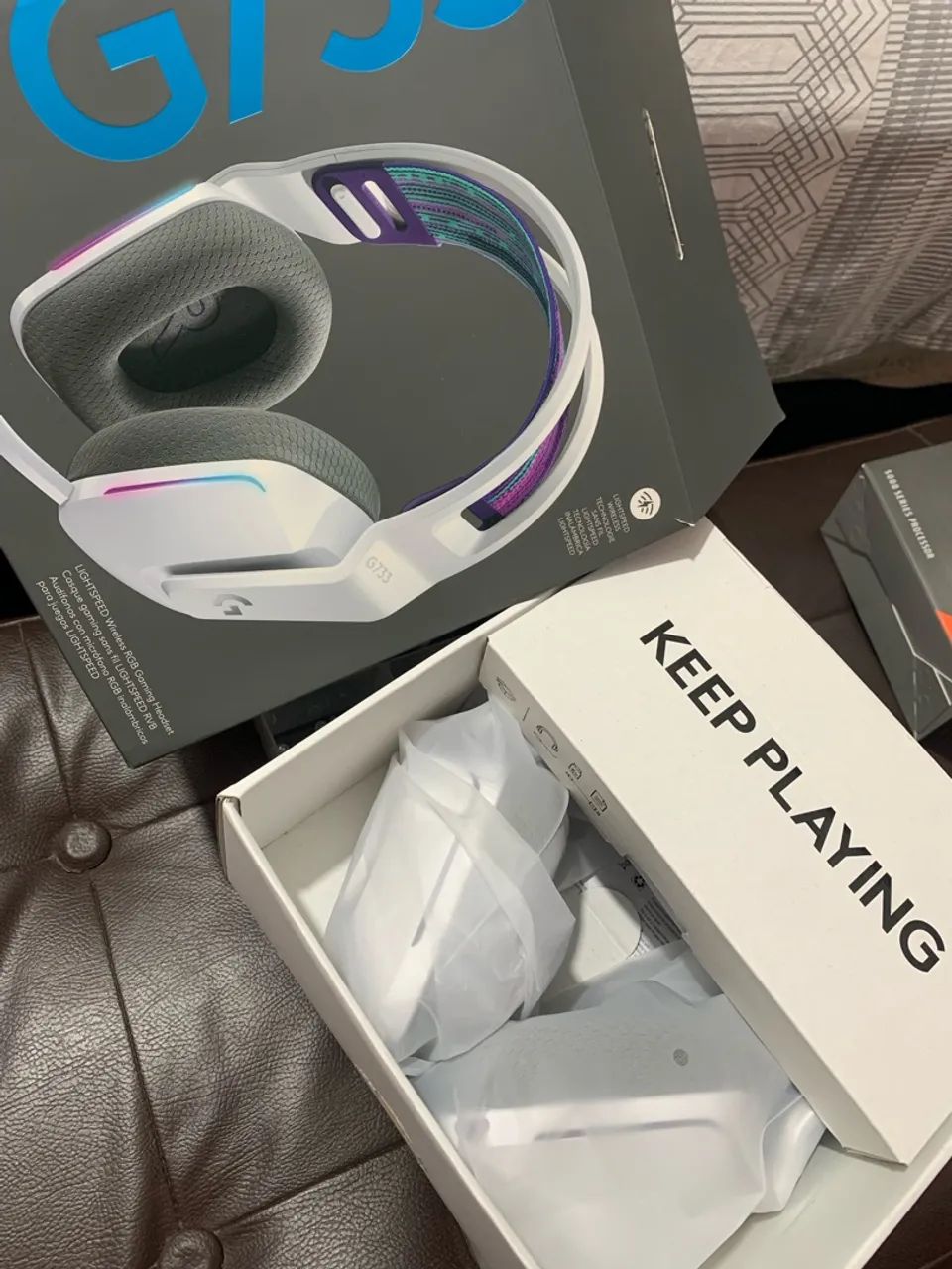 Headset Logitech g733 White - Foto 4