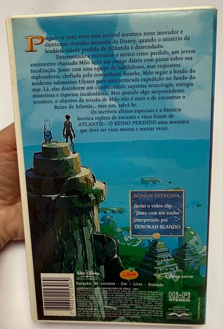 2 VHS Disney - Atlantis + Lilo & Stitch - Foto 5