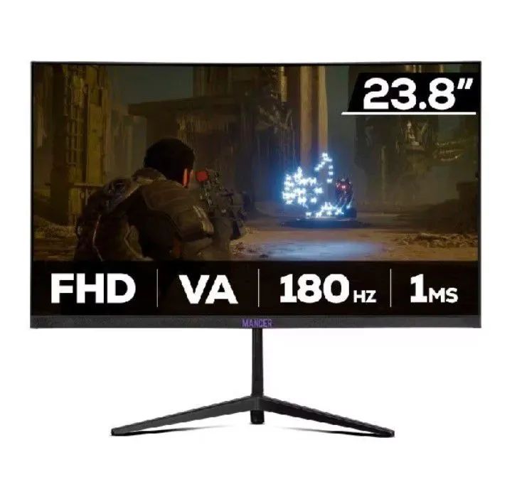 Monitor novo sem uso mancer curvo 180hz