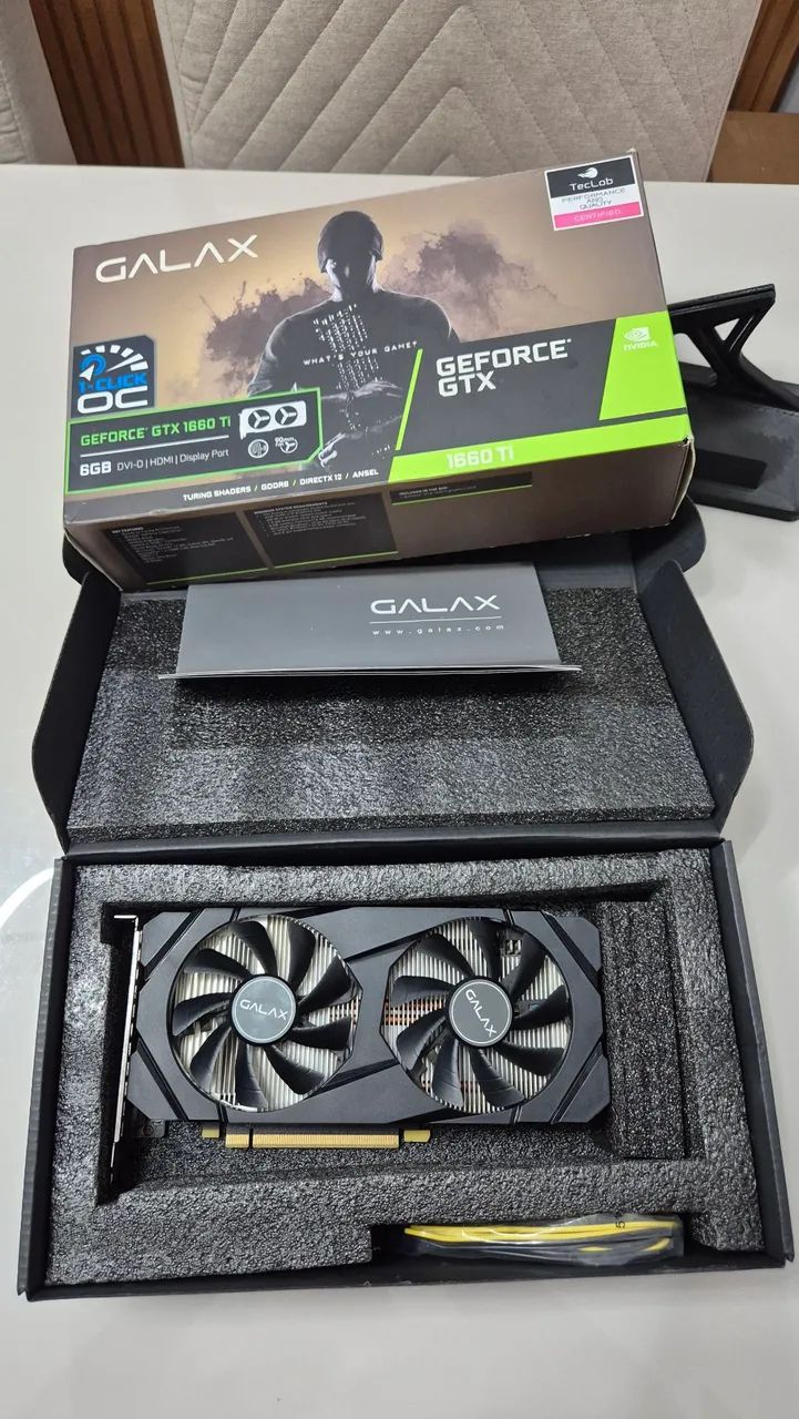 Placa de video GTX 1660 TI Galax - Foto 2