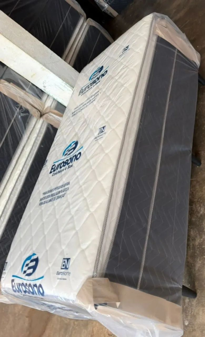 Cama Unibox Solteiro Diamond Com espuma premium 0.88 x 1.88 - Foto 2