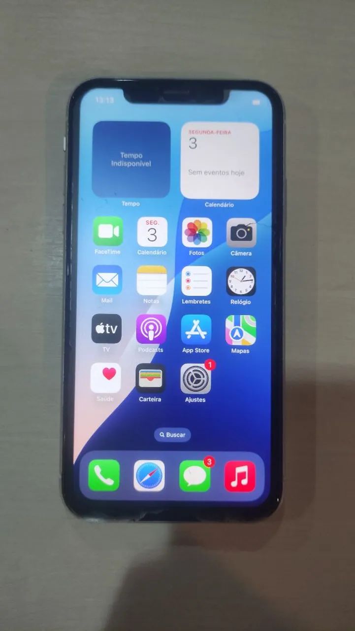 Iphone XR 64GB branco - 73% saúde da bateria