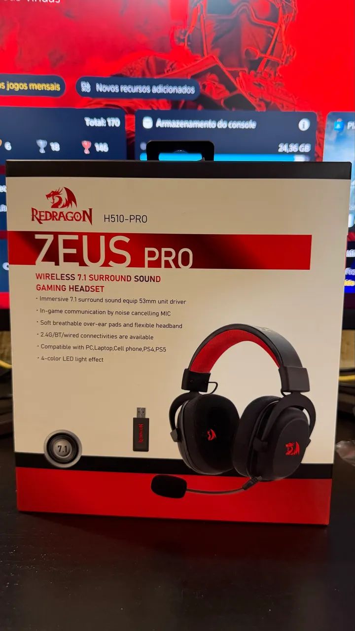 Headset Red Dragon Zeus Pro 