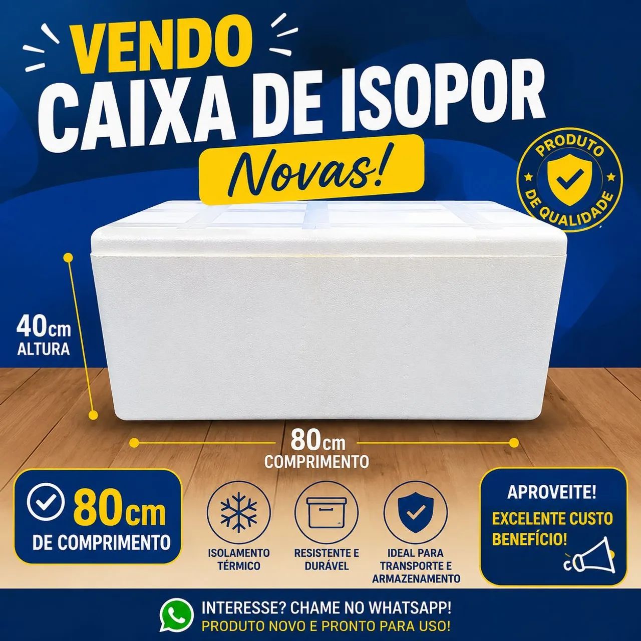 Caixas de Isopor 