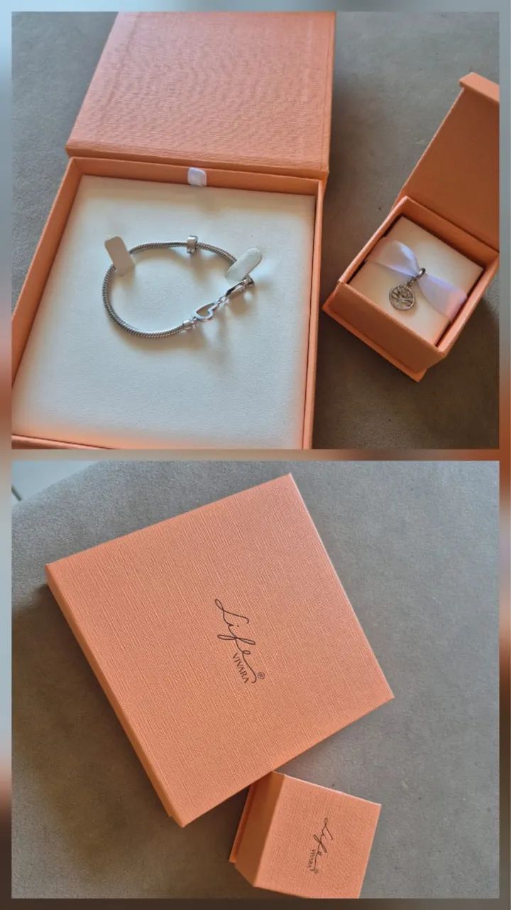 Pulseira Life Coração Prata 925 Vivara