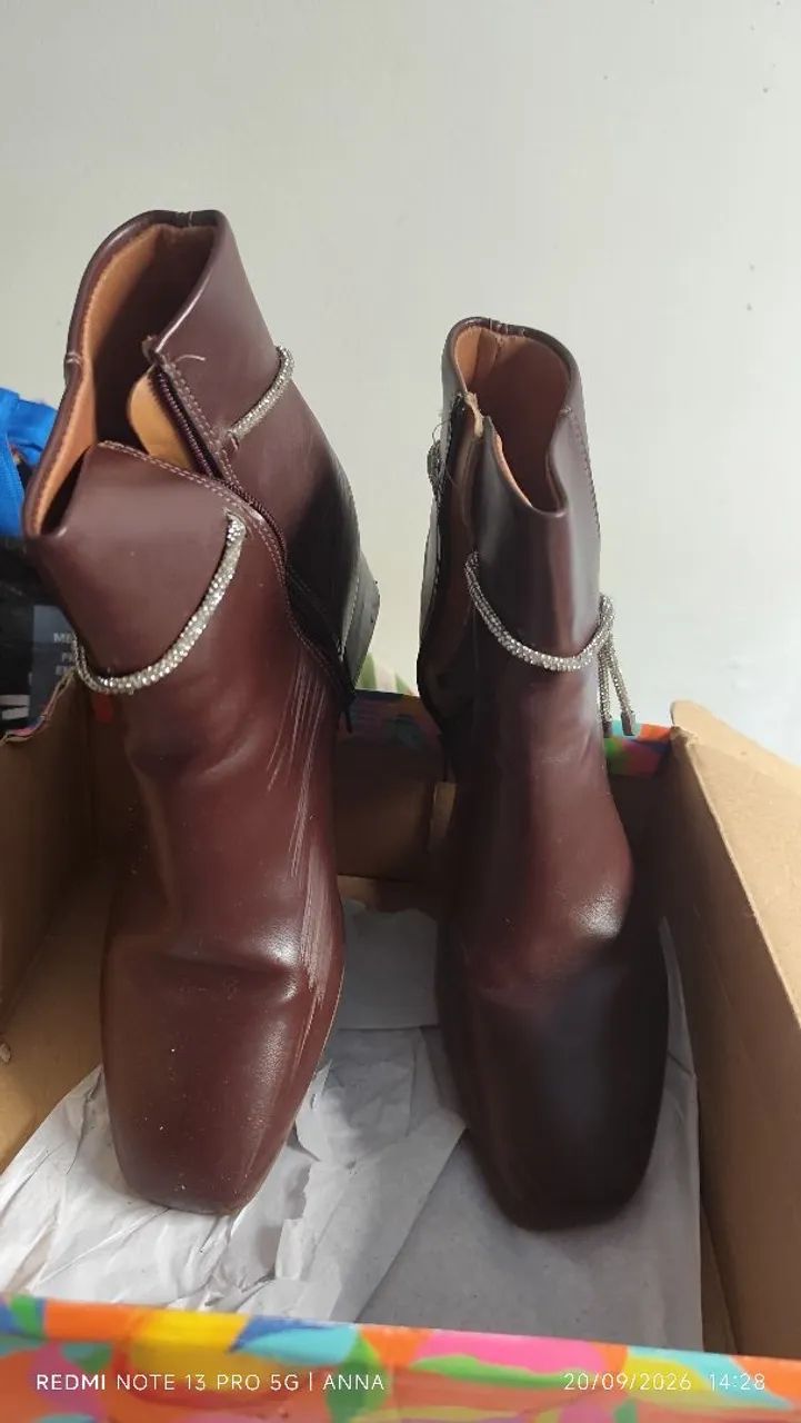 Sapato bota e bolsa - Foto 3