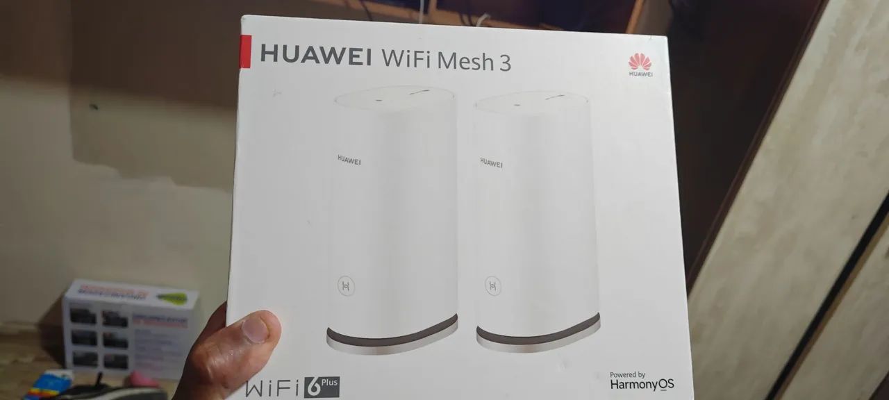 Kit 2 Roteadores Huawei WiFi 6 plus  Mesh 3 - Foto 4
