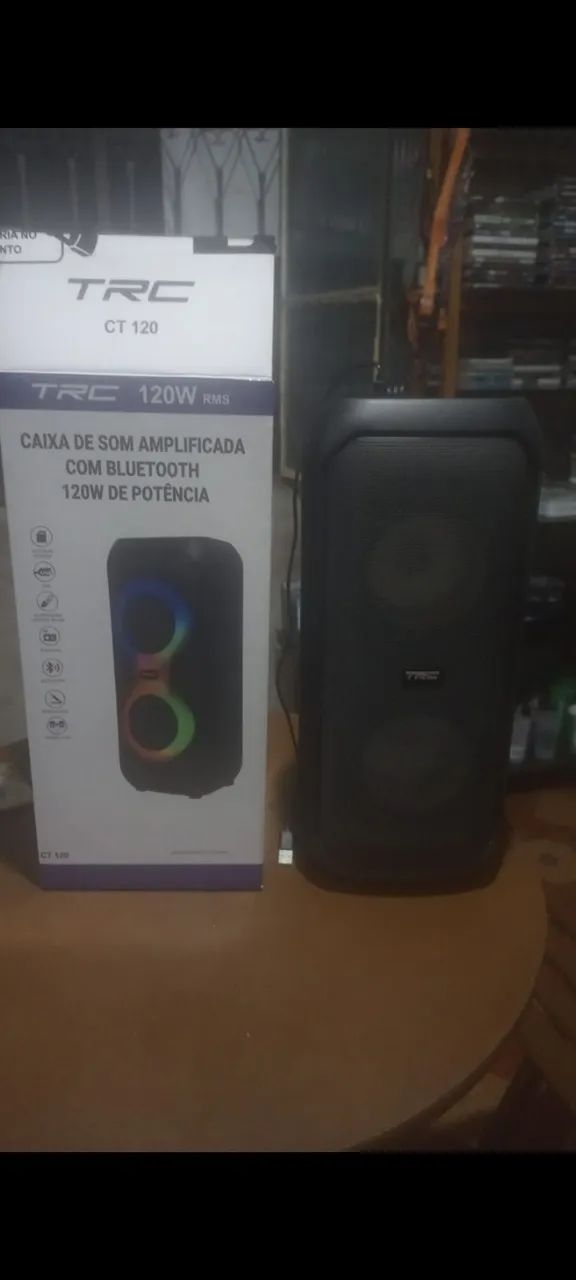 Caixa de som trc 120w